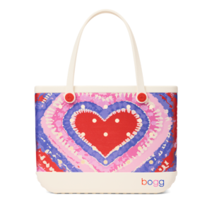 Original Bogg Bag - Dye-licious Heart Buoy Red