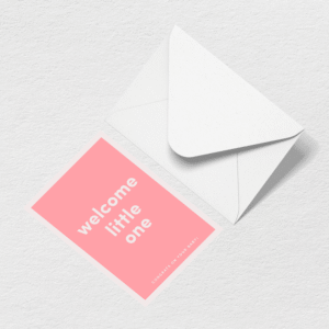 Welcome Little One Greeting Card