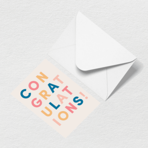 Bogg Congratulations Greeting Card