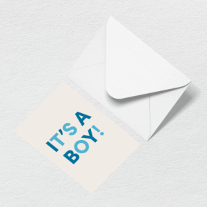 It's A Boy Greeting Card