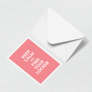 Keep Calm Greeting Card