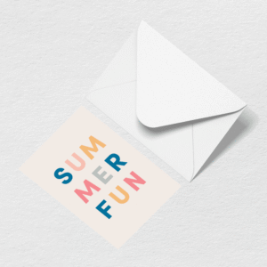 Summer Fun Greeting Card