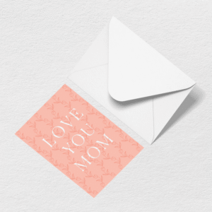 Love You Mom Greeting Card